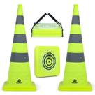 Cones de segurança de trânsito dobráveis RoadHero 36 cm, pacote com 2