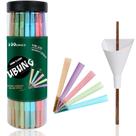 Cones pré-enrolados UBUNG Rainbow, 100 unidades king size com pontas