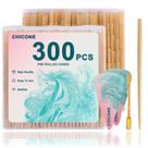 Cones pré-laminados CHICONE Natural Slow Burning, pacote com 300