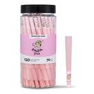 Cones pré-laminados Papa Jim's Pink 70 mm 120 cones e acessórios