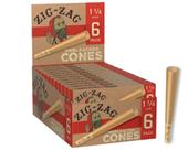Cones pré-laminados ZIG-ZAG tamanho 1 1/4 não branqueados (pacote com 24) Cones pré-laminados ZIG-ZAG tamanho 1 1/4 não branqueados (pacote com 24)