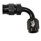 Conexão 3AN / AN3 Curva 90º para mangueira PTFE All Black - Cód.8338