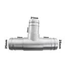 Conexão Alumínio Tee Redução Adaptação 23x20x23mm Universal Conexão Alumínio Tee Redução Adaptação 23x20x23mm Universal