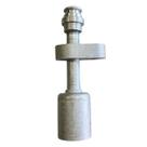 Conexão Ar Reta Radial Block Fitting 08mm Alumínio Com Clip