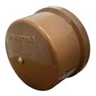 Conexao Caps Pvc Marrom Liso 60mm 2" - Krona Conexao Caps Pvc Marrom Liso 60mm 2" - Krona