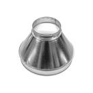 Conexão de redutor de duto Repa Market em aço galvanizado de 250 mm a 125 mm