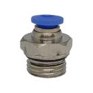 Conexão Engate Rápido Macho (Metal) 04mm X 1/4'' Npt
