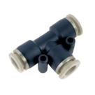 Conexão Engate Rápido Pneumática União Em Te Mangueira 6mm Werk Schott