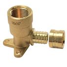 Conexão Pex em L Base Fixa Emmeti 16x1/2" Latão - P28291300