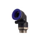 Conexão Pneumática Cotovelo 90º Macho 1/2 Bsp X Tubo 10 mm