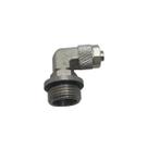 Conexão Pneumática Cotovelo Metálico Dois Toques 10mm R 3/8