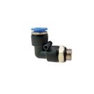 Conexão Pneumática Cotovelo Rosca 1/4 Bsp Tubo 10mm - 10 pçs