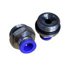 Conexão Pneumática Engate Rápido Reta Rosca 1/4b - Tubo 8mm