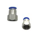 Conexao Pneumática Reta Femea 12mmx1/2 Bsp - 4 Peças Conexao Pneumática Reta Femea 12mmx1/2 Bsp - 4 Peças