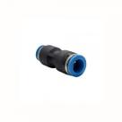 Conexão Pneumática União Reta Lisa 8mm Com Retenção