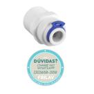Conexão Redução Engate Rápido 1/2" x 1/4" - Adaptador Hidráulico para Filtros e Purificadores de Água