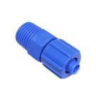 Conexão Reta Macho Abs 8mm X 1/4"
