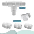 Conexão Tee Tubo Água Fria Torneira Monocomando Niple 1/2 Adaptador de Torneira Monocomando para apenas Água Fria.