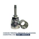 Conexão Terminal Prensavel P/Lavadora M18 X 1/4'' Imp