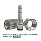 Conexão Terminal Prensavel P/Lavadora M22 X 3/8'' Imp
