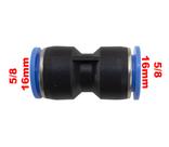 Conexão União Emenda Tecalon Plástico 5/8 16mm Universal Conexão União Emenda Tecalon Plástico 5/8 16mm Universal