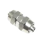 Conexão União Reta Metal (Com Porcas) 8mm