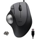 Conexão USB-A com fio Trackball ELECOM IST preta (M-IT11URBK)