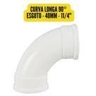 Conexões de Esgoto 40mm 1 1/4 Branco/Cotovelo/Luva/Tee/Caps/Junção/Cotovelo C/ Anel/Redução