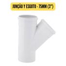 Conexões de Esgoto 75mm 3" Branco/Cotovelo/Luva/Tee/Caps/Junção/Luva de Correr/Redução