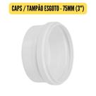 Conexões de Esgoto 75mm 3" Branco/Cotovelo/Luva/Tee/Caps/Junção/Luva de Correr/Redução