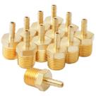 Conexões de mangueira de ar de latão SUNGATOR, pacote com 12 unidades, 1/8 Barb a 1/4 NPT