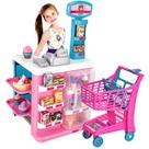Confeitaria Infantil + Carrinho De Compra Bip Luz Som - Magic Toys