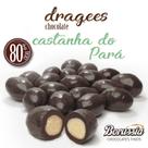 Confeito Castanha do Pará com Chocolate 80% Cacau 120g Borússia Chocolates