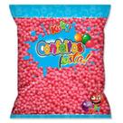 Confeito De Açúcar Sabor Morango 500gr Tubetes Kuky