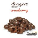 Confeito de Cranberry com Chocolate ao Leite Borússia Chocolates Quantidade:Pote com 120g