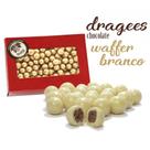 Confeito de Waffer Branco Borússia Chocolates