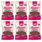 Confeito Miçanga Brigadeiro Kit 6 Pacotes Mix