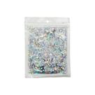 Confete Hexagonal Holográfico - Prata - 15g - 1 unidade - Rizzo Confete Hexagonal Holográfico - Prata - 15g - 1 unidade - Rizzo