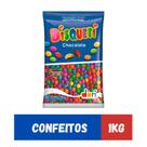 Confete Pacote Disqueti Chocolate Colorido 1 Kg - Dori