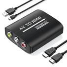 Configuração do conversor AV para HDMI com cabo HDMI para PS1, PS2, PS3, Xbox, N64, WII, SNES, VHS, VCR