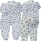 Conforto Garantido 3 Macacão Bebe Manga Longa RN Estampado