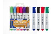 Conj 10 caneta marcador para quadro branco brw