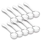 Conj 10 Colheres Eco Para BUFFET, SORVETERIA, AÇAI Transparente 15,5 cm SB