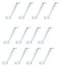 CONJ 12 CONCHAS PARA SERVIR TRANSPARENTE Em POLICARBONATO 21,6 cm CAMBRO