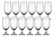 Conj. 12 Taças De Vidro Para Cerveja Chopp Floripa 300 Ml Nadir 7732 Transparente