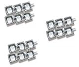 CONJ 15 CUBAS Em INOX 1/6x65 Mm 1 Litro + 15 TAMPAS Em POLICARBONATO Com Abertura + 15 COLHER SB 21 cm SB
