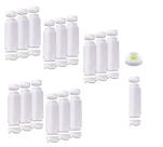 Conj 16 Bisnagas 473 ml (16 Oz) FIFO Bootle Canadá Original Bico NSF Com Válvula Removível AMARELA Para Molhos e Caldas de Consistência Média