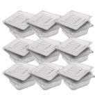 CONJ 16 CUBAS Gastronômicas Em POLICARBONATO GN 1/6X65 mm 1 Litro + 16 TAMPAS 1/6 Sem ABERTURA Orignais CAMBRO
