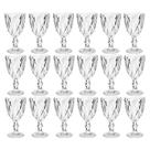 Conj 18 Copo Transparente Taça Diamante 300ml Conj 18 Copo Transparente Taça Diamante 300ml