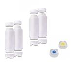 CONJ 2 Bisnagas 710 ml (24 Oz) Bico NSF Com Válvula AZUL ESCURO Para Consistência GROSSA + 2 Bisnagas 710 ml (24 Oz) Bico NSF Com Válvula AMARELA Para